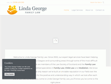 Tablet Screenshot of lindageorgefamilylaw.co.uk